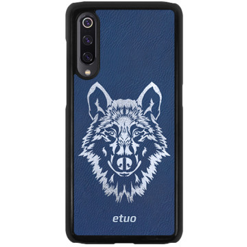 Leather Hard Case - chable blue - Wolf