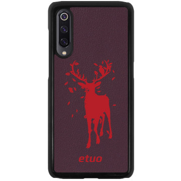 Leather Hard Case - berry - Deer