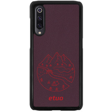 Leather Hard Case - berry - Mrs Ostrovia map