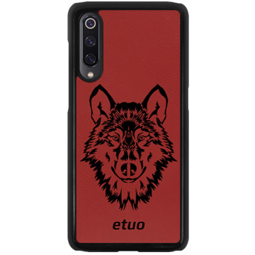 Leather Hard Case - red - Wolf