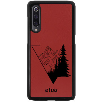 Leather Hard Case - red - The forest