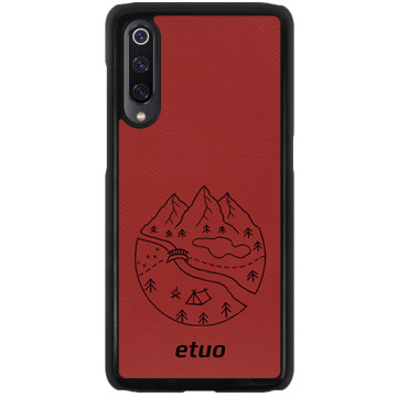 Leather Hard Case - red - Mrs Ostrovia map