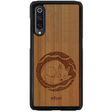 Wood Hard Case - cherry - Mrs Ostrovia fox