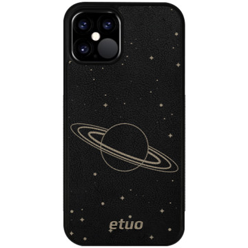 Leather Case - black and golden - Cosmos