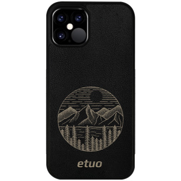 Leather Case - black and golden - Mrs Ostrovia mountains