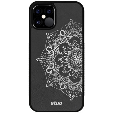 Leather Case - black - Mandala