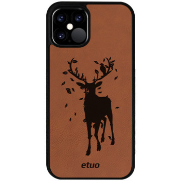 Leather Case - cinnamon brown - Deer