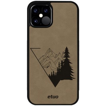 Leather Case - gray - The forest