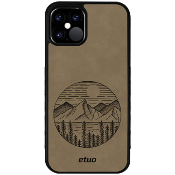 Leather Case - gray - Mrs Ostrovia mountains