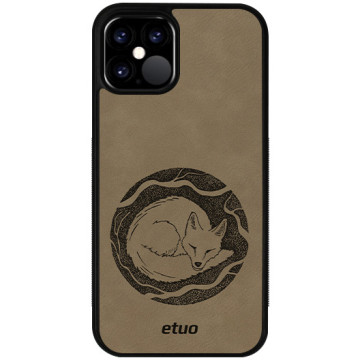 Leather Case - gray - Mrs Ostrovia fox