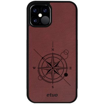 Leather Case - claret - Compass