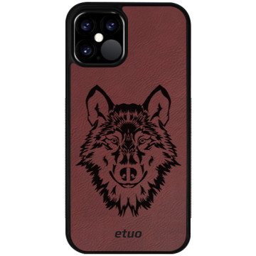 Leather Case - claret - Wolf