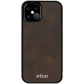 Leather Case - natural - brown and silver