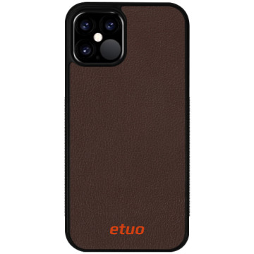 Leather Case - natural - brown-orange