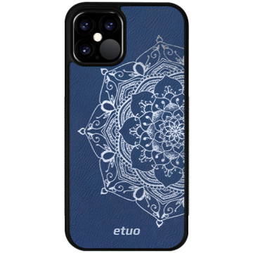 Leather Case - chable blue - Mandala