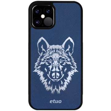 Leather Case - chable blue - Wolf