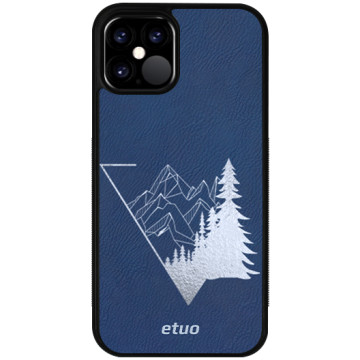 Leather Case - chable blue - The forest