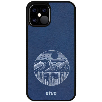 Leather Case - chable blue - Mrs Ostrovia mountains