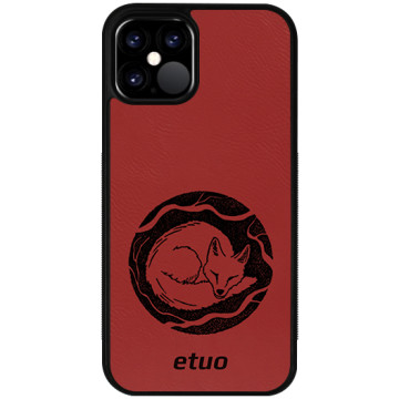 Leather Case - red - Mrs Ostrovia fox