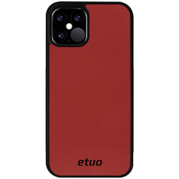 Leather Case - natural - red