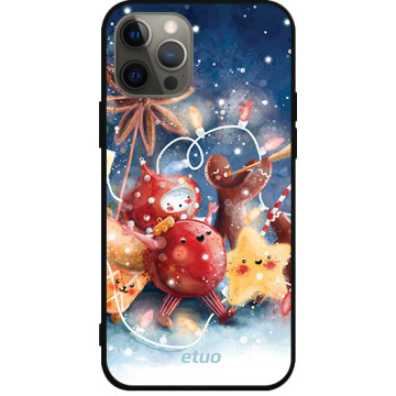 Etui na telefon - casey Soft Flex Design - Merry Christmas - Anna Maria Draws Christmas orchestra - czarny