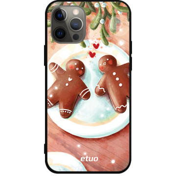 Etui na telefon - casey Soft Flex Design - Merry Christmas - Anna Maria Draws Sweet gingerbread - czarny