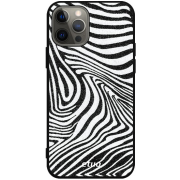 Phone case - casey Soft Flex Design - Animal Pattern - Zebra theme - black