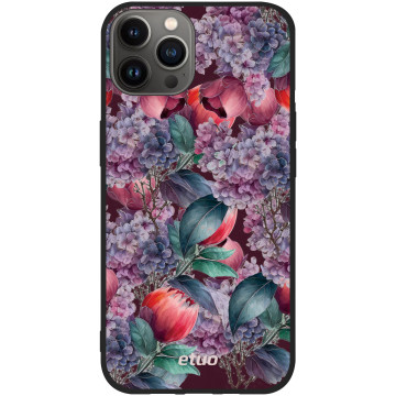 Etui na telefon - casey Soft Flex Design - Bloom & Buzz - Summer Flowers - czarny