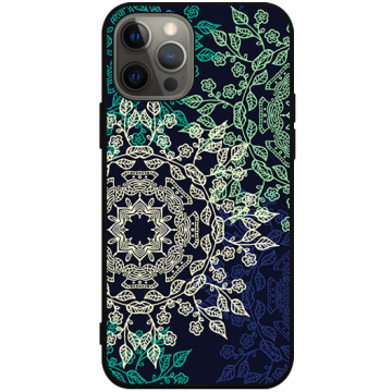 Phone case - casey Soft Flex Design - Folk & Dreamcatcher - Mandalas - black