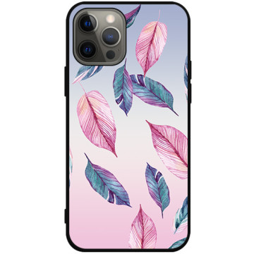 Phone case - casey Soft Flex Design - Folk & Dreamcatcher - Pastel list - black