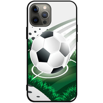 Phone case - casey Soft Flex Design - Football - Ball on the field - black