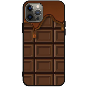 Phone case - casey Soft Flex Design - Food Porn - Melted chocolate - black
