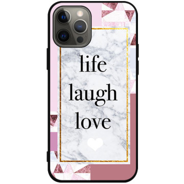 Phone case - casey Soft Flex Design - Chic Design - Love Marble - black