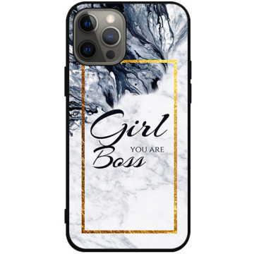 Phone case - casey Soft Flex Design - Chic Design - Boss Girl - black