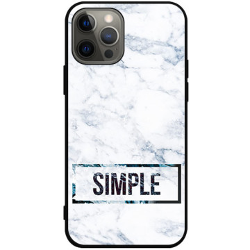 Phone case - casey Soft Flex Design - Chic Design - Simple Marble - black
