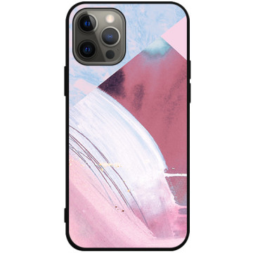 Phone case - casey Soft Flex Design - Chic Design - Blue Pink Fashion - black