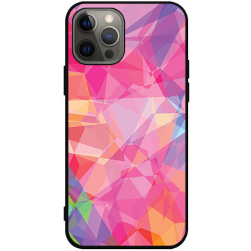 Phone case - casey Soft Flex Design - Geometric - Triangular graphic pattern - black