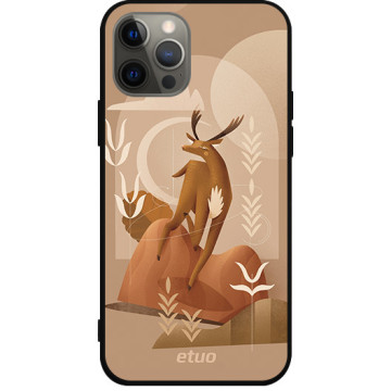 Etui na telefon - casey Soft Flex Design - Autumn melancholy - Sandra Chojecka Autumn in the forest - czarny