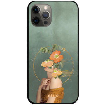 Etui na telefon - casey Soft Flex Design - Collages - Kamila Lenarcik Floral thoughts - czarny