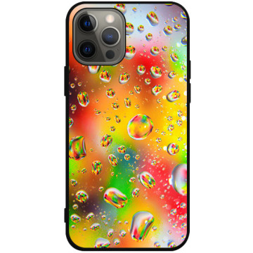 Phone case - casey Soft Flex Design - Gift for Children's Day - Rainbow drops - black