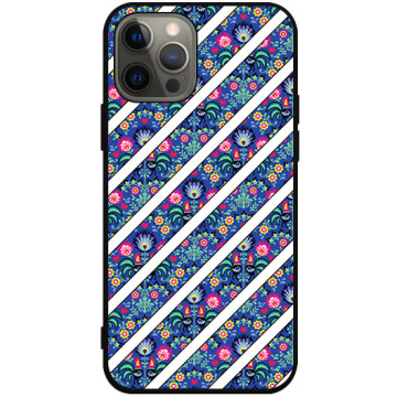 Phone case - casey Soft Flex Design - Folk - People theme - black