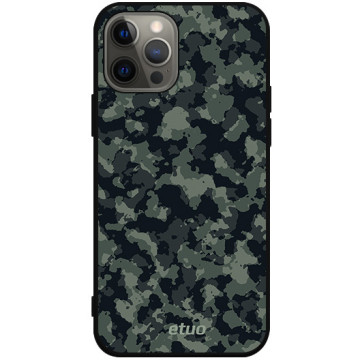 Phone case - casey Soft Flex Design - Military - Moro cadpat - black