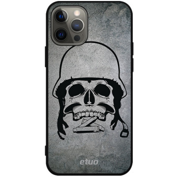 Phone case - casey Soft Flex Design - Military - Army skull - black