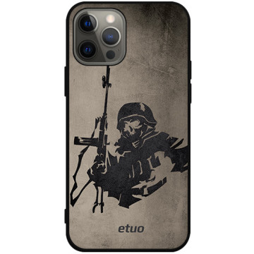 Phone case - casey Soft Flex Design - Military - Commando - black