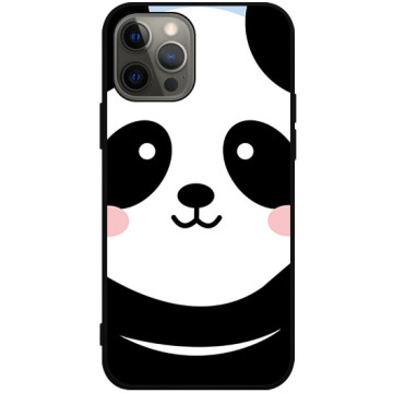 Phone case - casey Soft Flex Design - Panda - Big panda - black