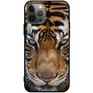Phone case - casey Soft Flex Design - Tiger - Tiger look - black