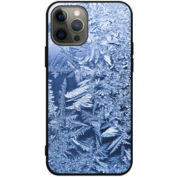 Phone case - casey Soft Flex Design - Winter - Snow Crystals - black