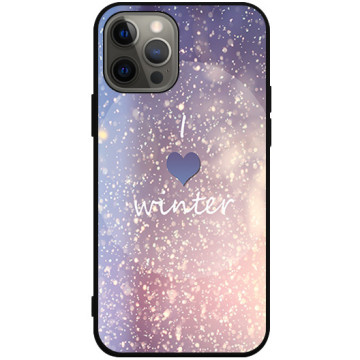 Phone case - casey Soft Flex Design - Christmas gift - I love Winter - black