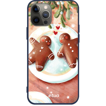 Etui na telefon - casey Soft Flex Design - Merry Christmas - Anna Maria Draws Sweet gingerbread - granatowy