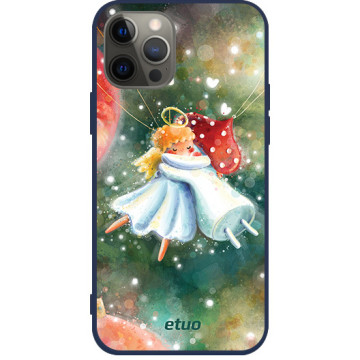 Etui na telefon - casey Soft Flex Design - Merry Christmas - Anna Maria Draws Christmas baubles - granatowy